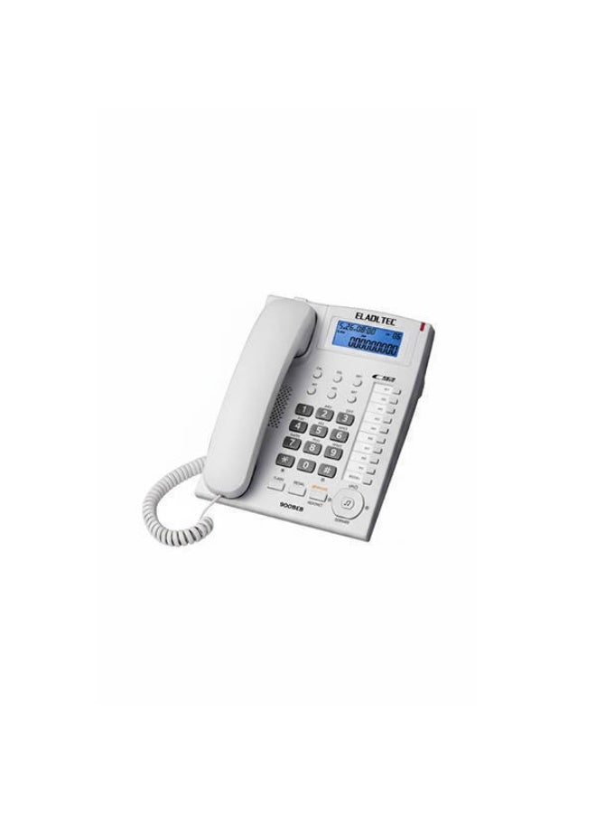 EL-ADL Tec Digital Corded Landline Phone, White, 900BEB